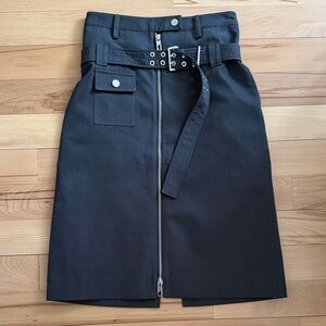 Ganni Belted Pencil Skirt